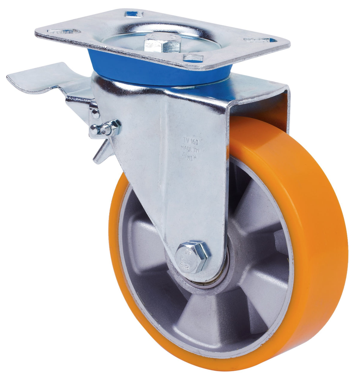 SERIE TV-AUB, Giratorio/Platina/Freno Rueda y Soporte 2-3612