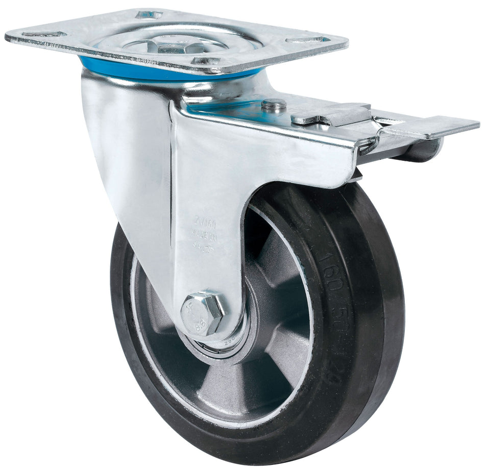 SERIE ZV-DE, Giratorio/Platina/Freno Rueda y Soporte 2-4684
