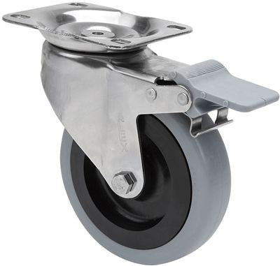 SERIE ZVI INOX-PGA, Giratorio/Platina/Freno Rueda y Soporte 2-1663