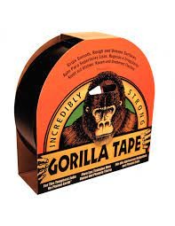 Cinta americana negra Gorilla Tape 11m x 48 mm