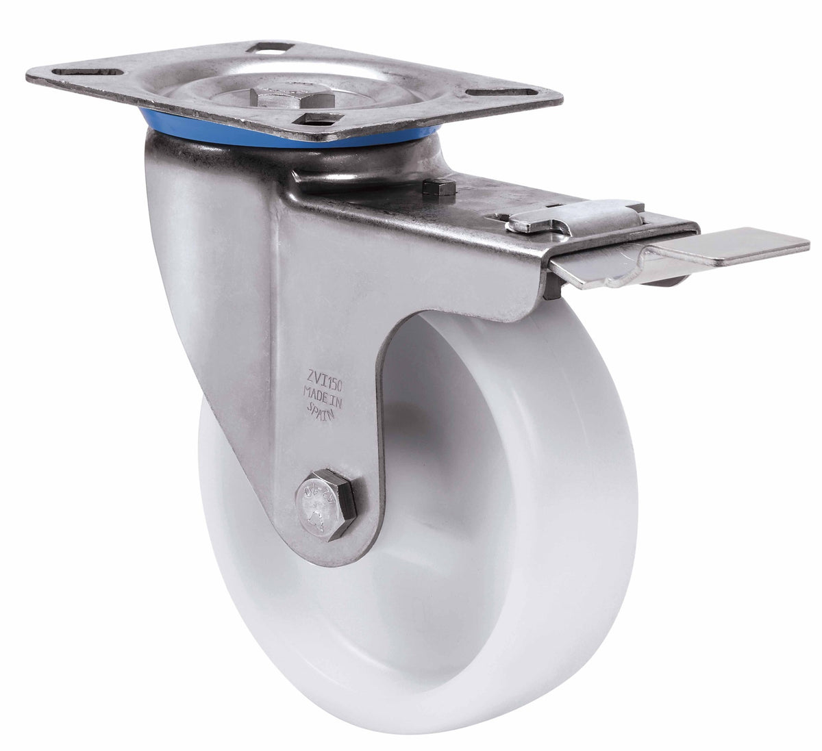 SERIE ZVI INOX-UT, Giratorio/Platina/Freno Rueda y Soporte 2-2774