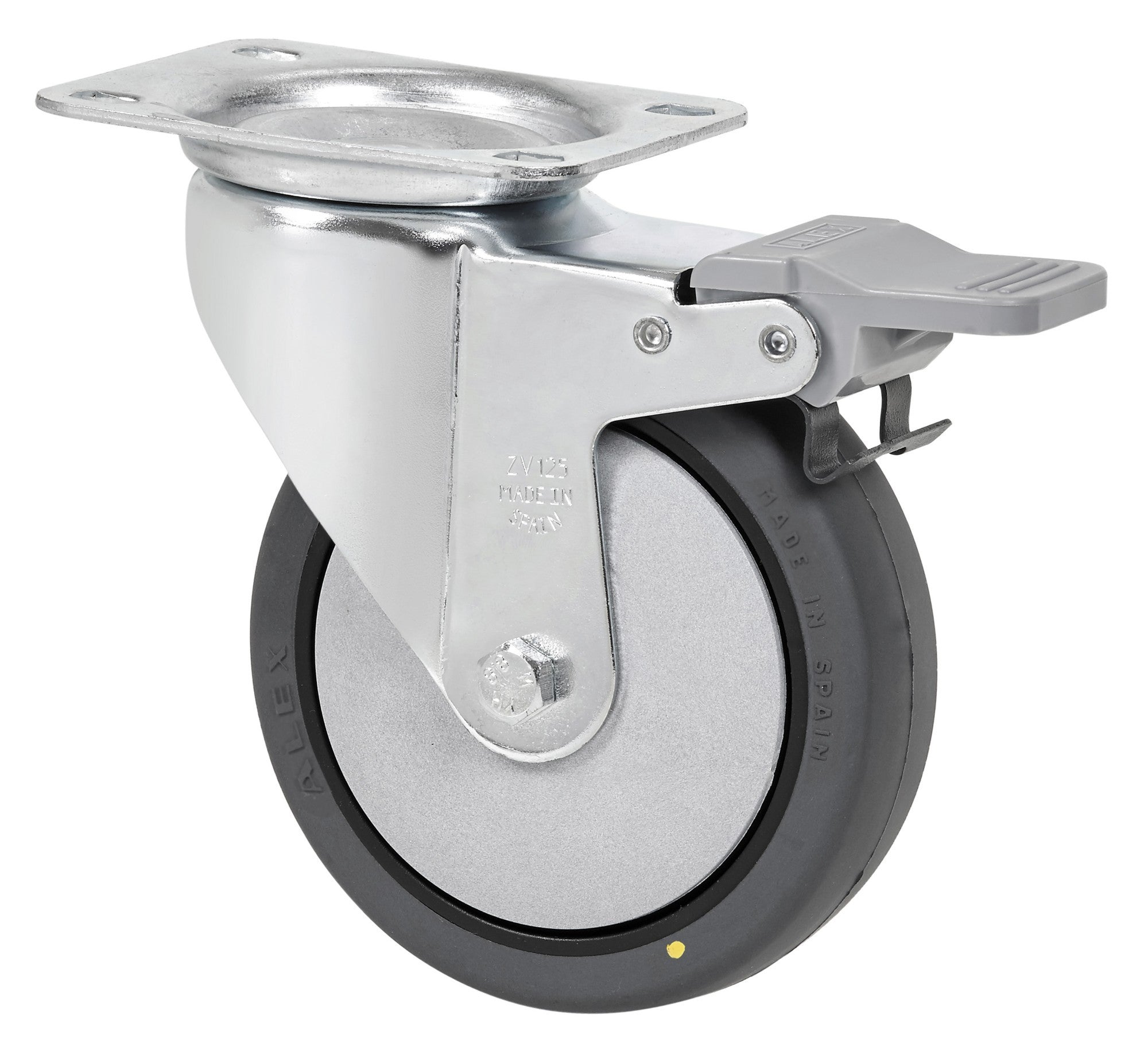 SERIE ZV-PGC, Giratorio/Platina/Freno Rueda y Soporte 2-4724
