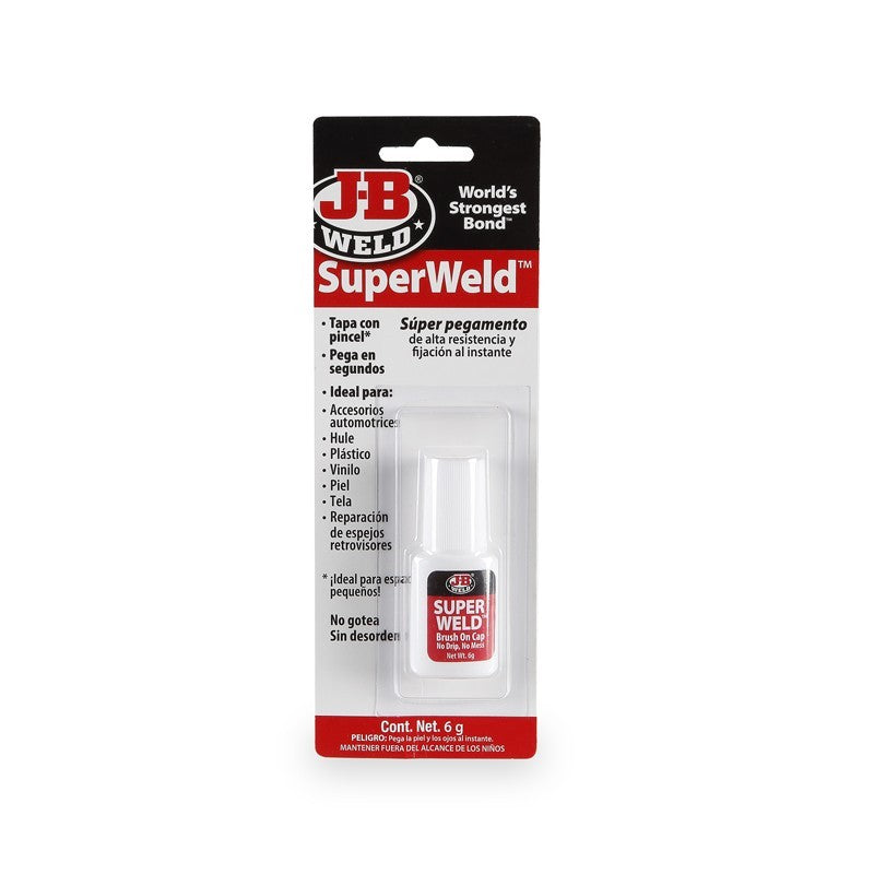 CIANOACRILATO SUPER WELD CON PINCEL 6GR. 33106SPA