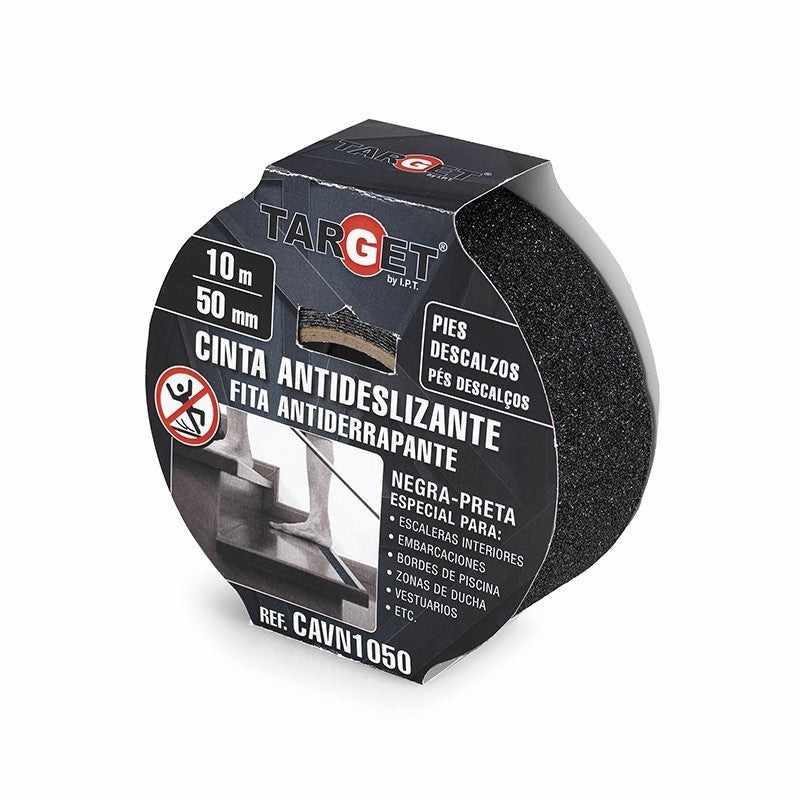 CINTA ADHESIVA ANTIDESLIZANTE DE VINILO DE 10 M X 50 MM CAVN1050