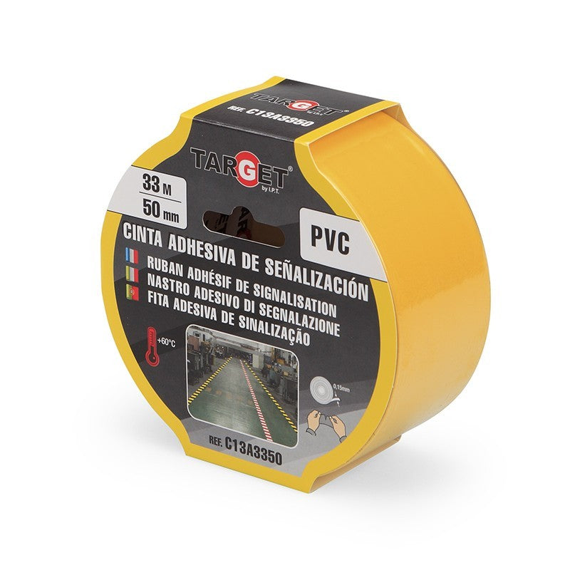 CINTA ADHESIVA DE SEÑALIZACION DE 33 M X 50 MM C13A3350