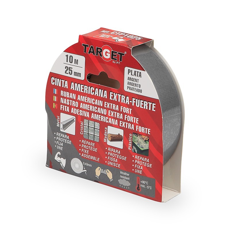 CINTA AMERICANA EXTRAFUERTE TARGET ANCHO 25MM  CTP1025