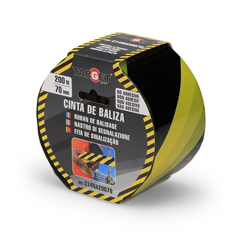 CINTA DE BALIZA NO ADHESIVA DE 200 M X 70 MM C14NA20070