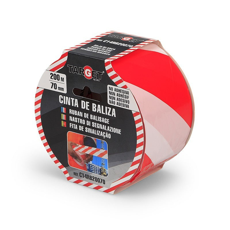 CINTA DE BALIZA NO ADHESIVA DE 200 M X 70 MM C14RB20070