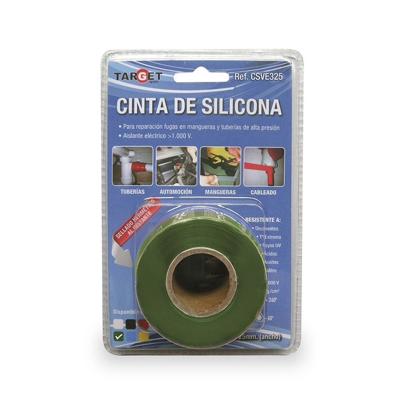 CINTA DE SILICONA 3 METROS X 25 MM CSVE325