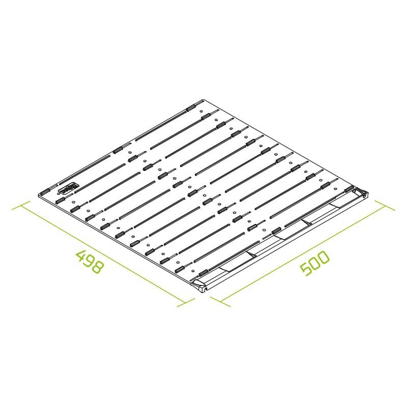 LATERAL UNIVERSAL MONTAJE 500X498 MM LAT01ABS