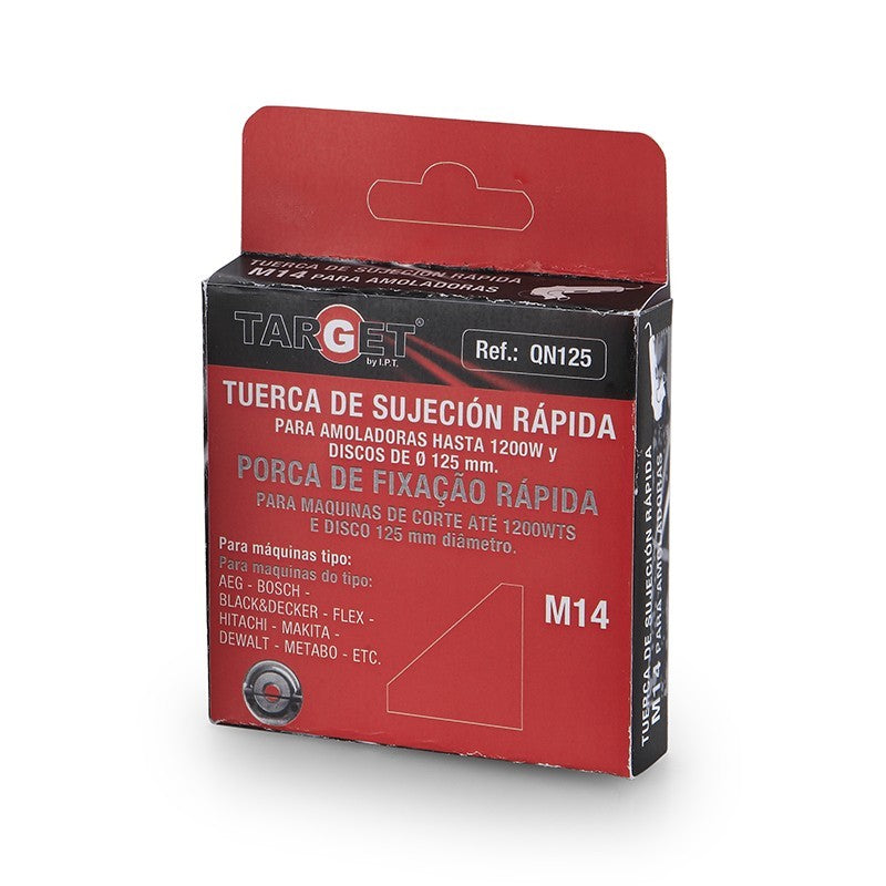 TUERCAS DE SUJECION RAPIDA PARA AMOLADORAS QN125