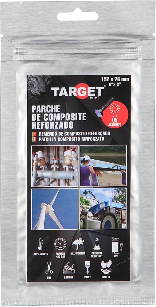 Ipt Parche De Composite Reforzado 152 X 76 Mm C2563
