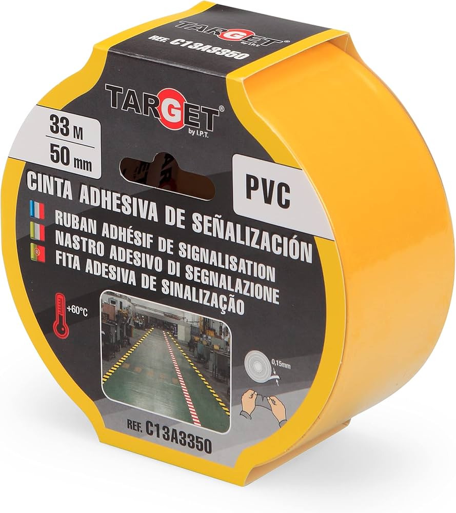Ipt Cinta Adhesiva De Señalizacion Amarilla De 33 X 50 C13A3350