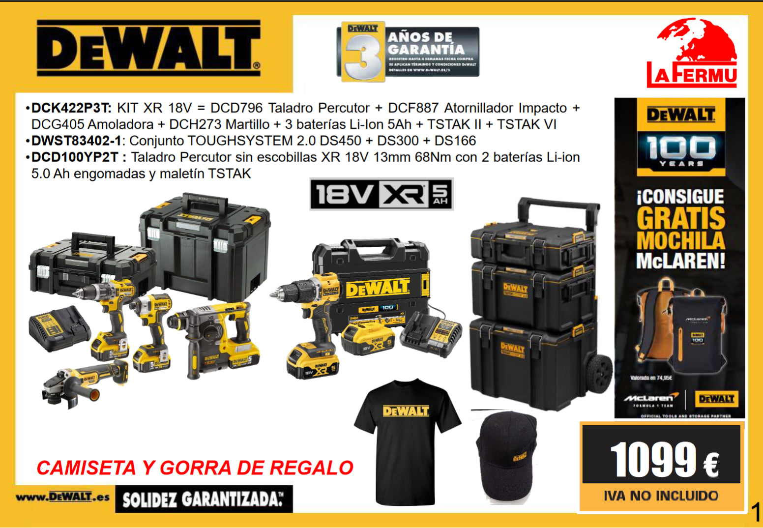 Pack Dewalt semana especial Nº 1