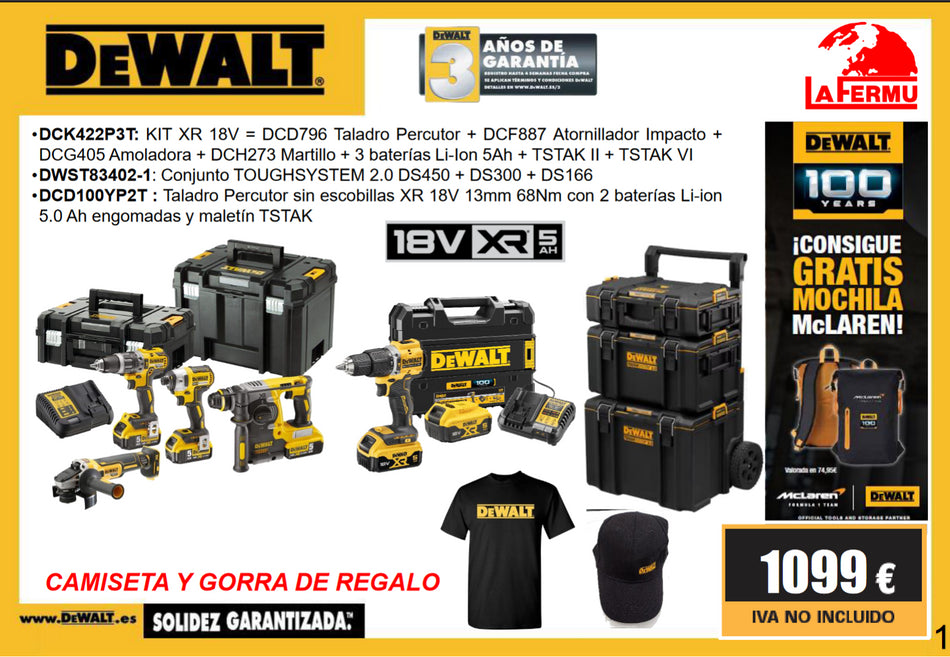 Pack Dewalt semana especial Nº 1