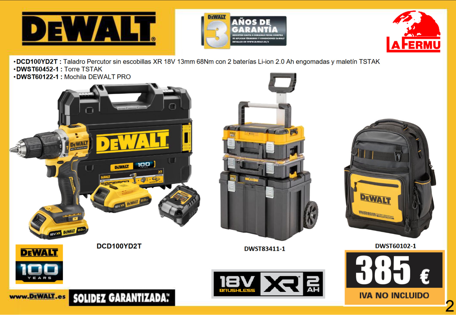 Pack Dewalt semana especial Nº 2