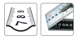 Flexómetro Metrica Wing Shape 8X32mm