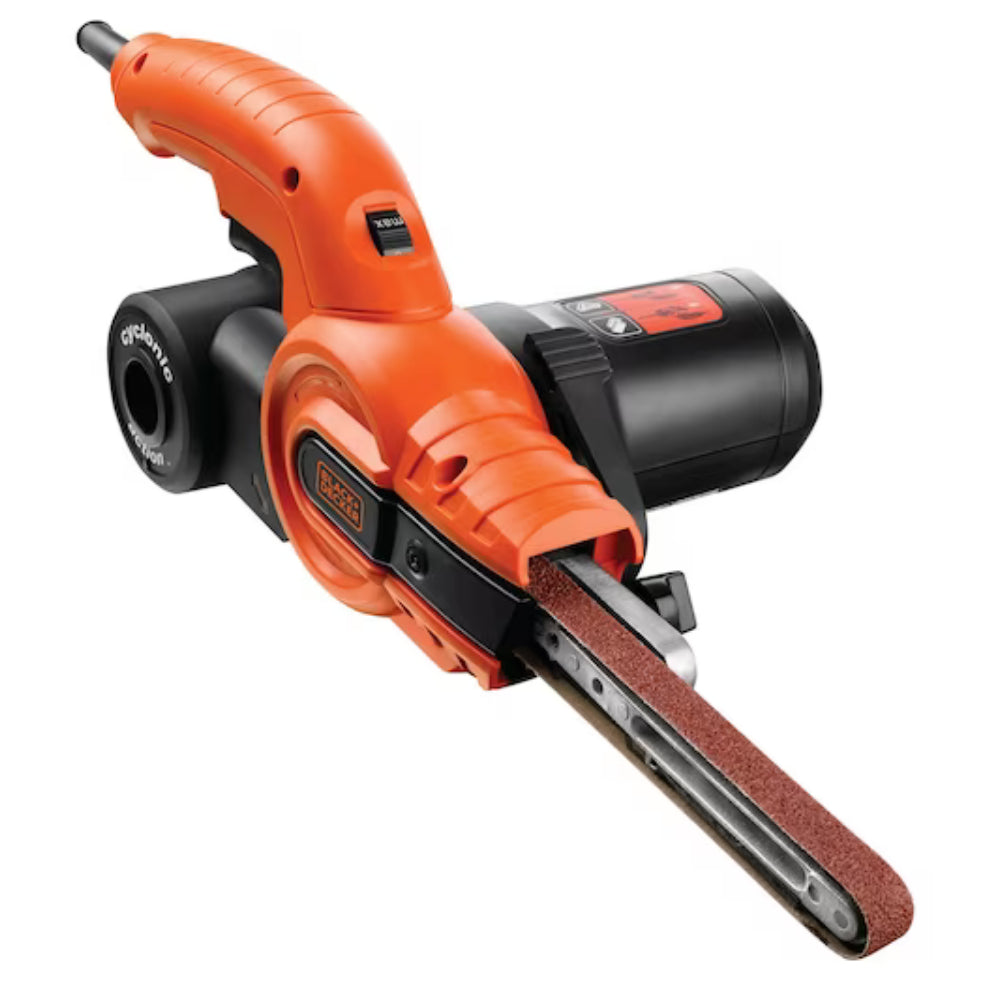 Lijadora Black&Decker KA900E-QS de Lima 350W, velocidad variable, tamaño de hoja 451 x 13mm. Incluye 3 bandas de lija