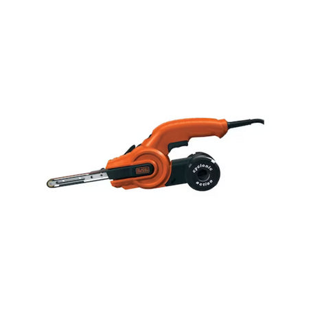 Lijadora Black&Decker KA900E-QS de Lima 350W, velocidad variable, tamaño de hoja 451 x 13mm. Incluye 3 bandas de lija