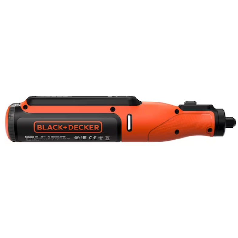 Multi-Herramienta Rotativa Black&Decker 7,2V y bat integrada 1,5Ah. Con 53 acces, cable USB y estuche transporte