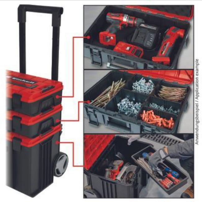 Einhell Carro Maletín de sistema E-Case Tower ref 4540015