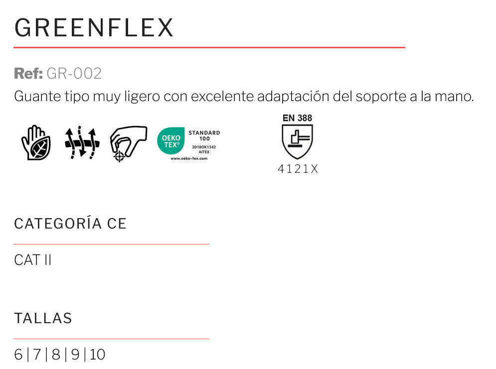 Guante ecológico 3L Greenflex