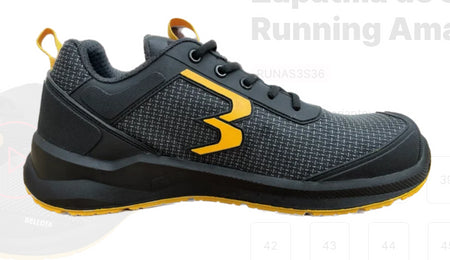 Zapatilla Bellota de seguridad Running Amarillo S3S ref RUNAS3S36