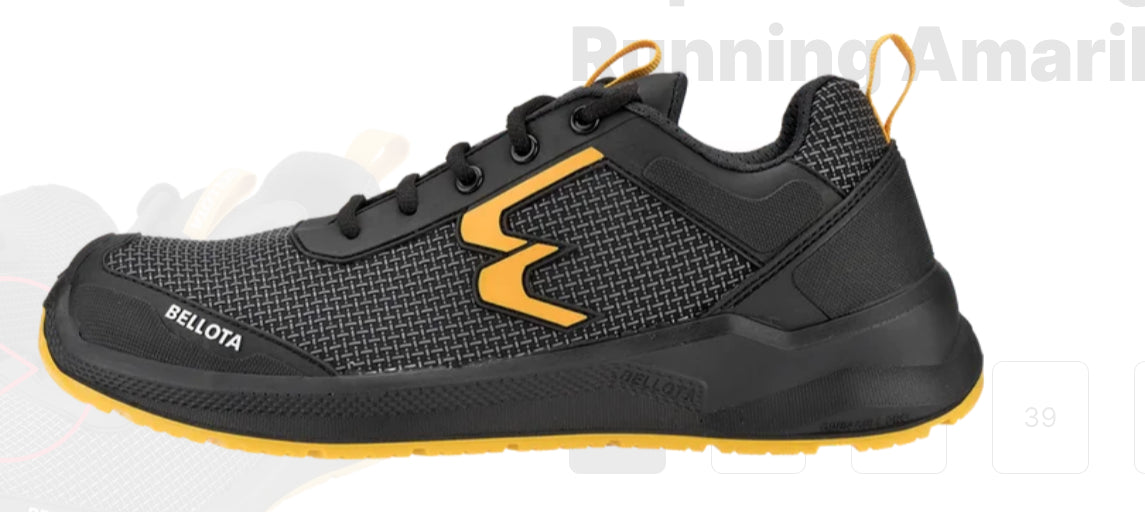 Zapatilla Bellota de seguridad Running Amarillo S3S ref RUNAS3S36