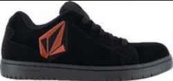 Zapato de seguridad S3 VOLCOM, VM30471 Stone negro/rojo