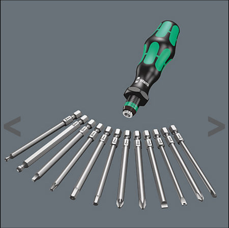 Wera Kraftform Kompakt 60 KK, 17 piezas 05 059303 001