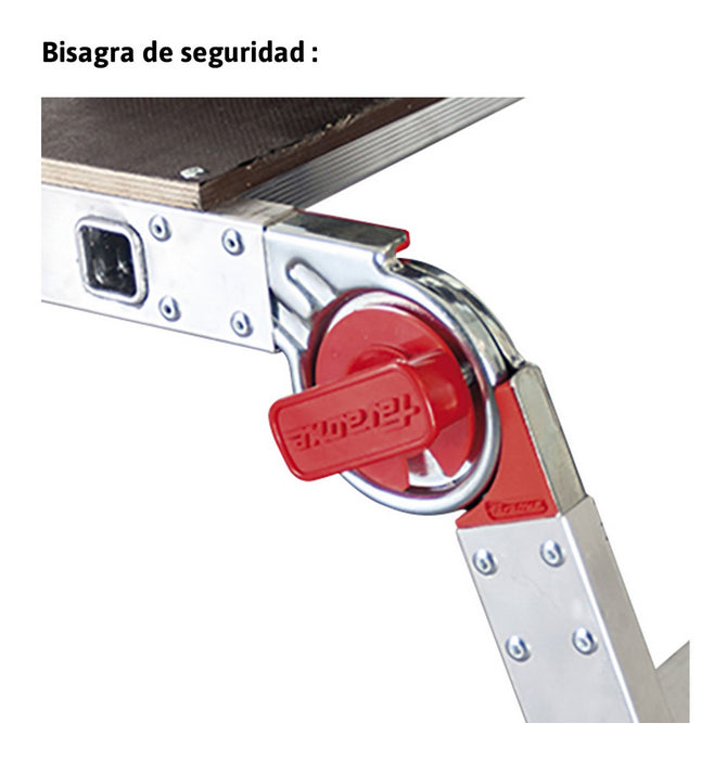 Plataforma de trabajo plegable y regulable en altura FARAONE PLAT