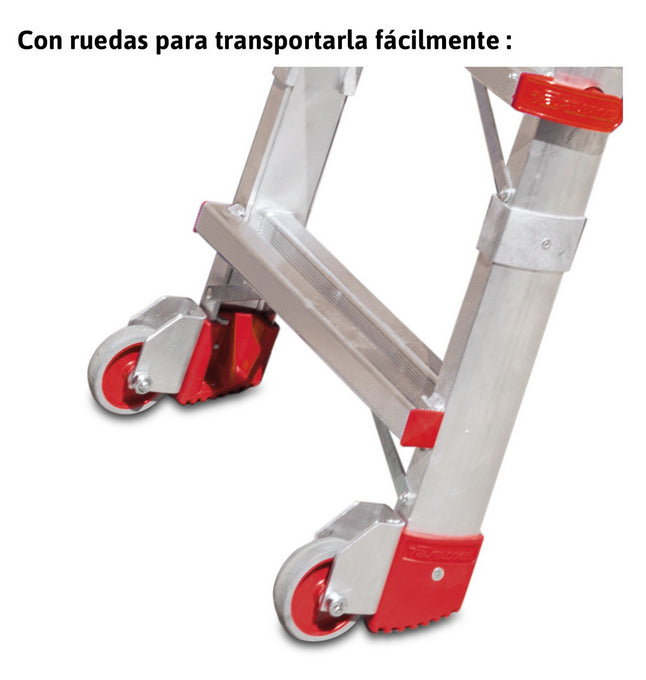 Plataforma de trabajo plegable y regulable en altura FARAONE PLAT