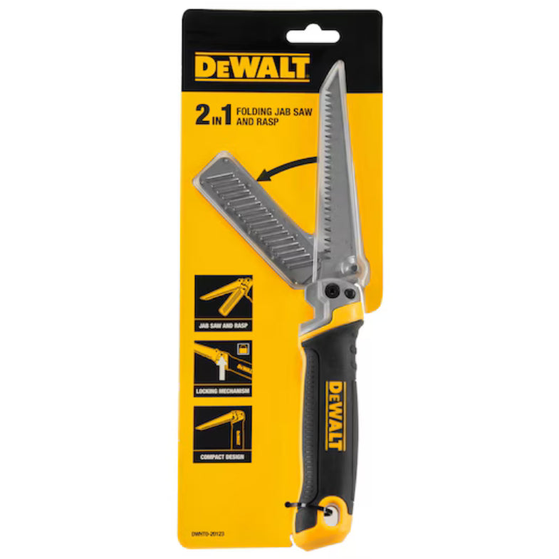 Sierra plegable con raspa Dewalt DWHT0-20123