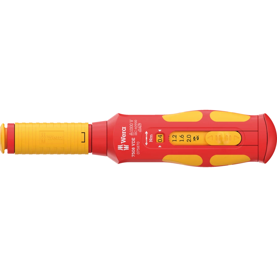 Destornillador dinamométrico VDE Safe-Torque Speed 0.4-2.0 Nm Wera 7508