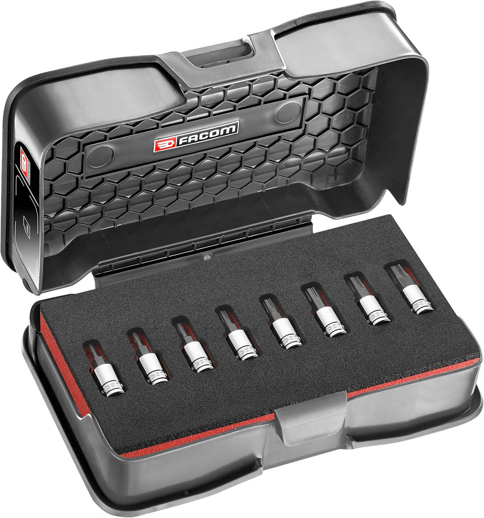 Juego de 8 Puntas de Vaso 1/4" OGV GRIP Facom