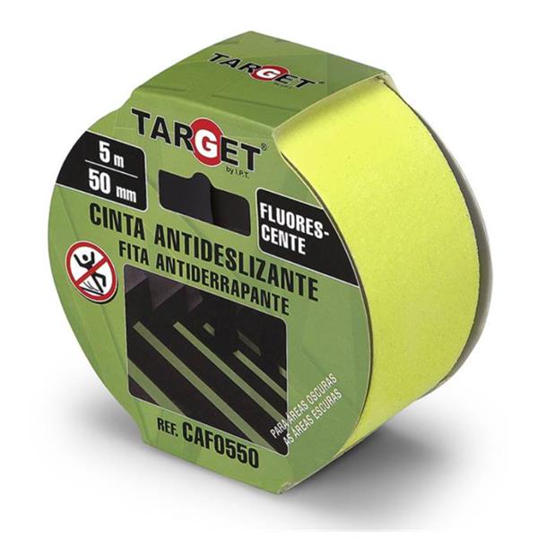 Ipt Cinta Adhesiva Antideslizante Fluorescente De 5 M X 50 Mm Caf0550