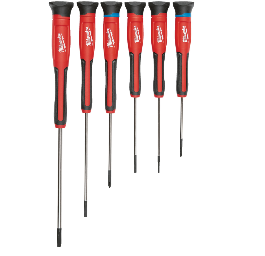 Juego 6 Destornilladores de Precisión Milwaukee 4932471869