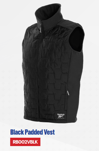 Chaleco Blue, Black Padded Vest Reebok - RB002VNVB, RB002VBLK