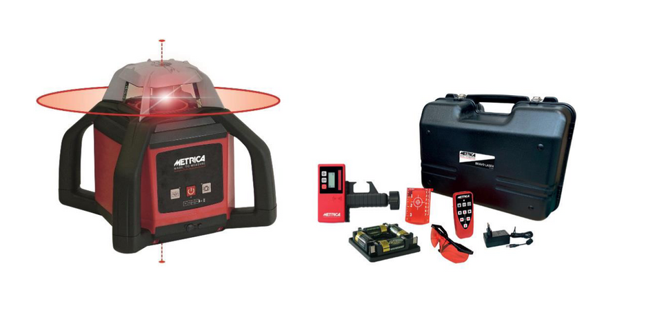 Kit Bravo Láser ROTATIVO H4 ROJO METRICA Ref. 89317 (61385+49204+60498)