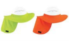 Visera y Cubrenucas Ergodyne de protección solar para cascos de seguridad