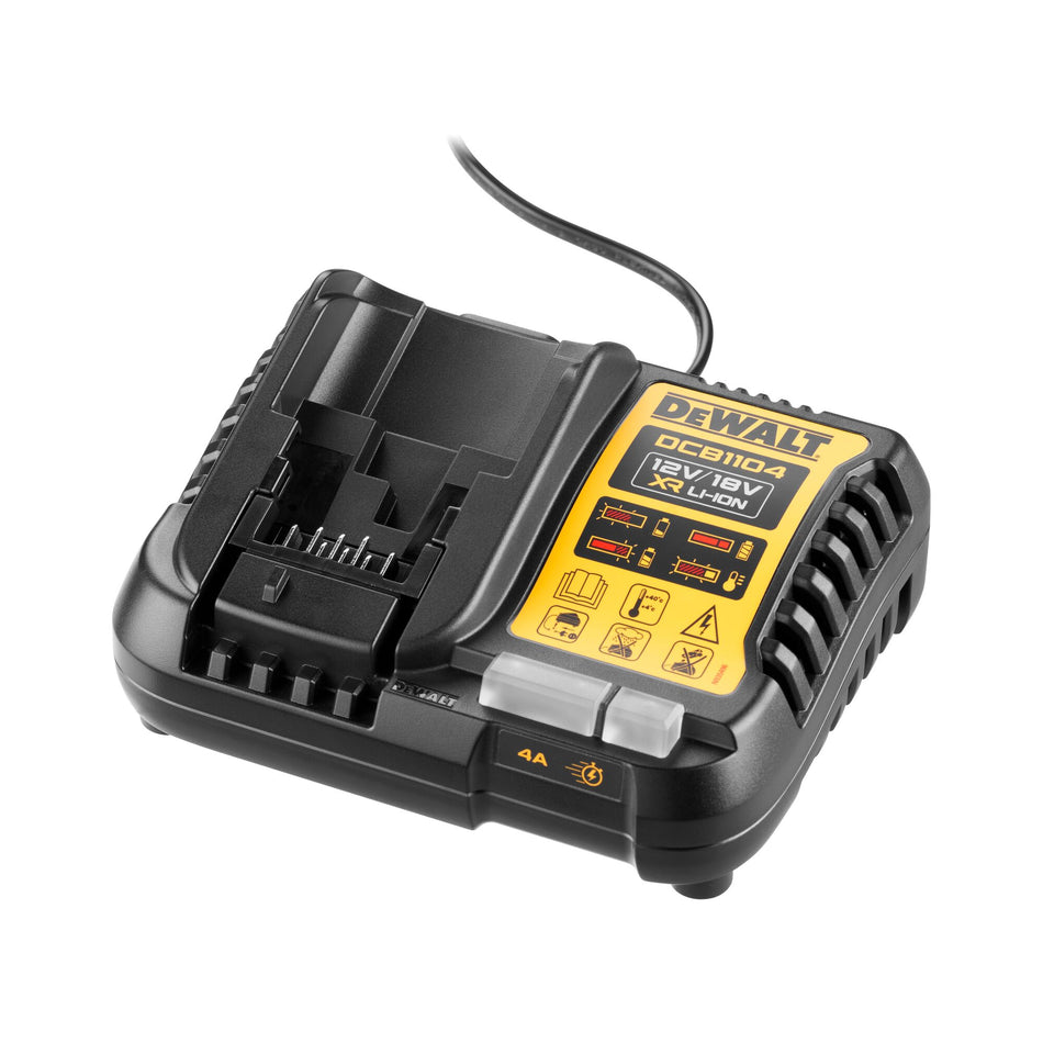 Cargador Rápido 4A XR 12V - 18V Dewalt DCB1104