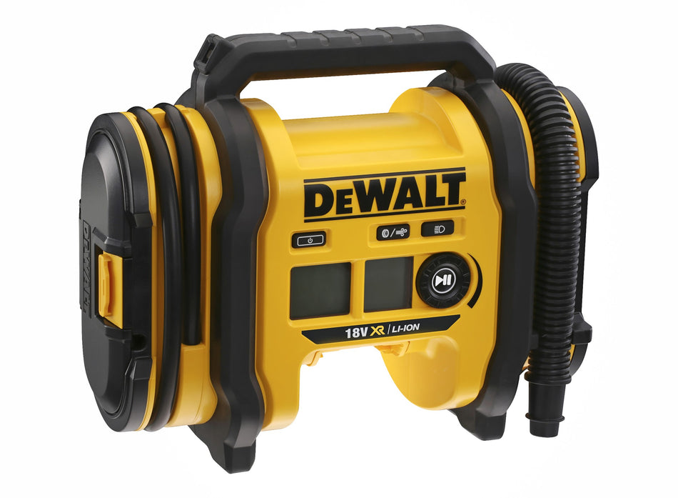Inflador de Aire 18V / 12V Coche Sin Batería/Cargador Dewalt DCC018N