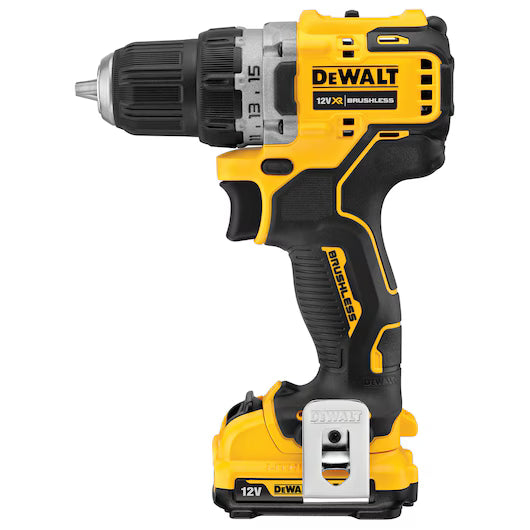 Taladro Atornillador XR 12V con 2 Baterías 2Ah Dewalt DCD701D2