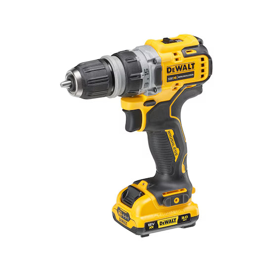 Taladro Atornillador Multi-Cabezal 57Nm XR 12V con 2 Baterías 3Ah y TSTAK Dewalt DCD703L2T