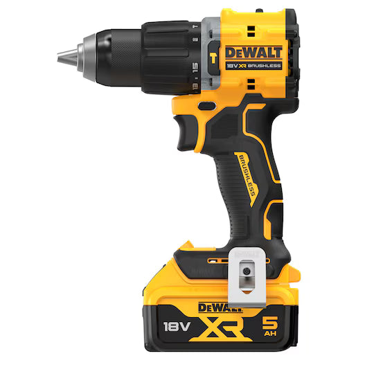 Taladro Percutor 13mm 74Nm XR 18V con 2 Baterías 5Ah y TSTAK Dewalt DCD799P2T