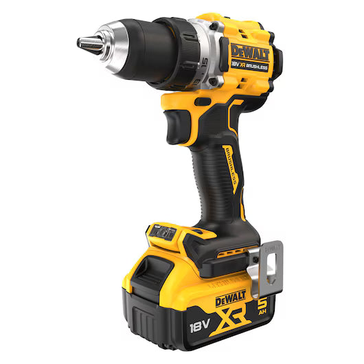 Taladro Atornillador 13mm 109Nm XR 18V con 2 Baterías 5Ah y TSTAK Dewalt DCD800P2T