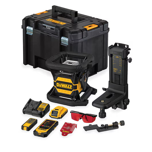 Nivel Láser Rotativo Rojo 18V con Batería 2Ah TOOL CONNECT Dewalt DCE080D1RS