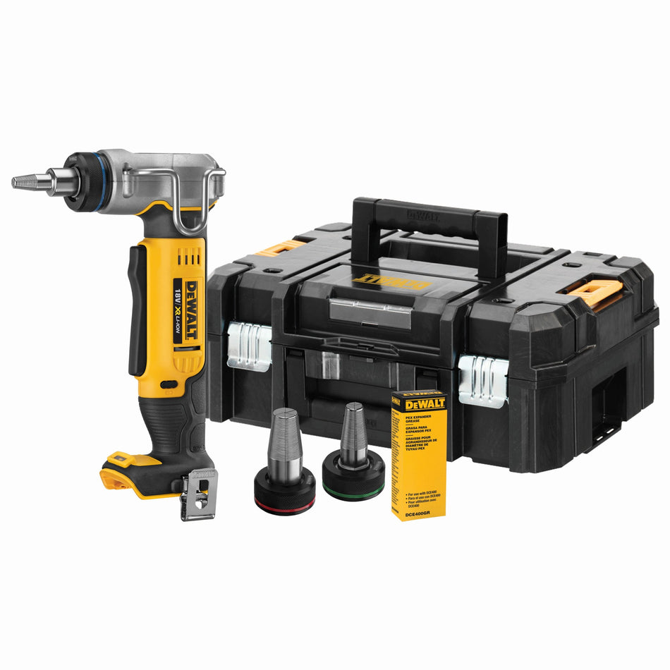 Expandidora de Tubos 18V Sin Batería con 3 Cabezales y TSTAK Dewalt DCE400NT
