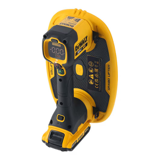 Ventosa Electrónica Grabo XR 18V con 1 Batería 2Ah y TSTAK Dewalt DCE590D1T
