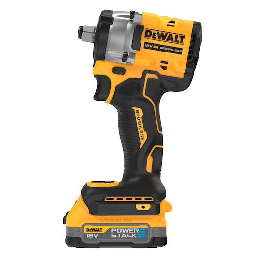 Llave de Impacto 1/2" 406Nm XR 18V con 2 Baterías POWERSTACK y TSTAK Dewalt DCF921E2T